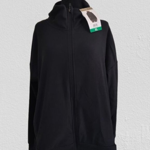 Mondetta Jackets & Blazers - Mondetta Full Zip Women's Long Sleeve Jacket Black Size XL Polyester and Lycra